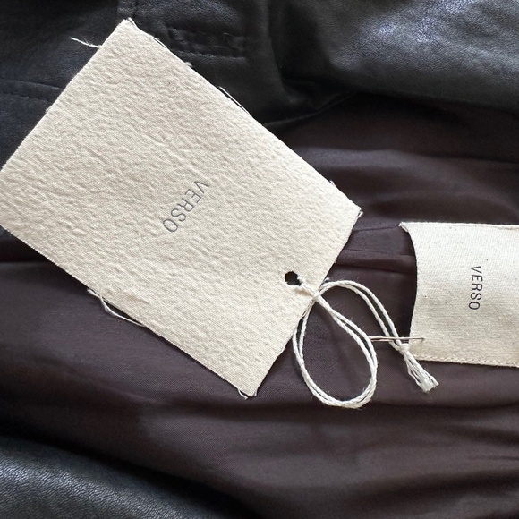 VERSO KR vegan leather blouson coat - Picture 8 of 8